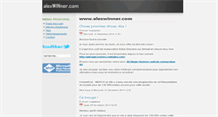 Desktop Screenshot of alexwinner.com